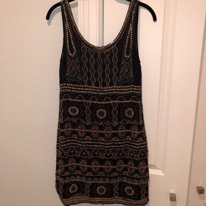 Anthropologie hand-beaded dress